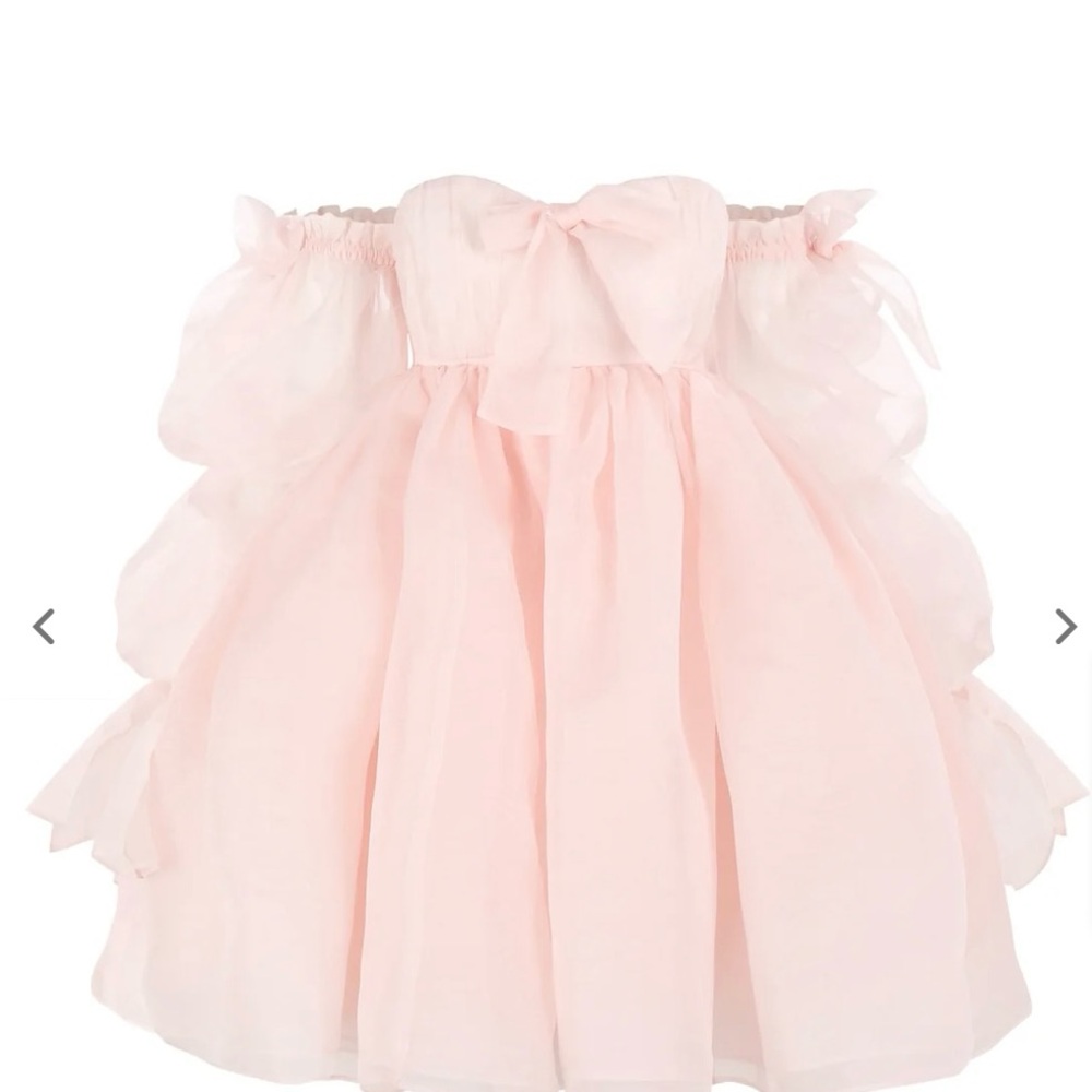 Selkie confection silk mini dress